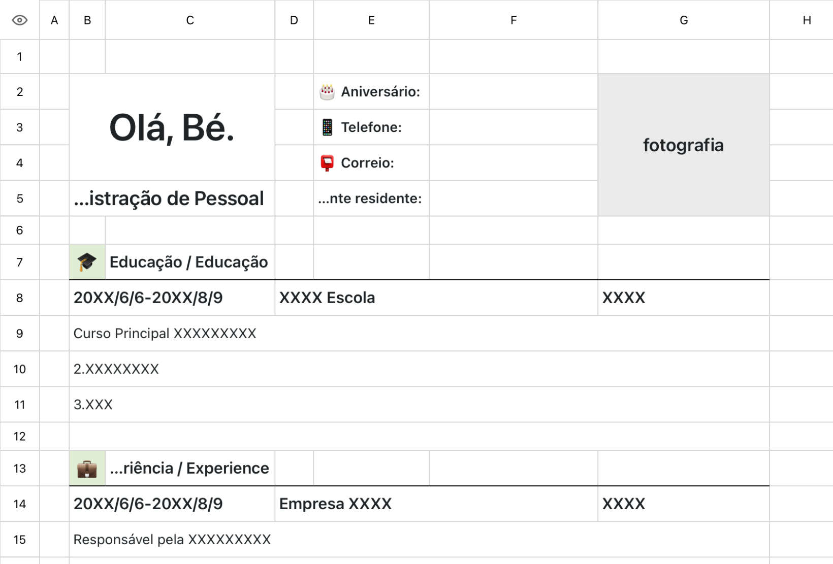 Currículo Geral